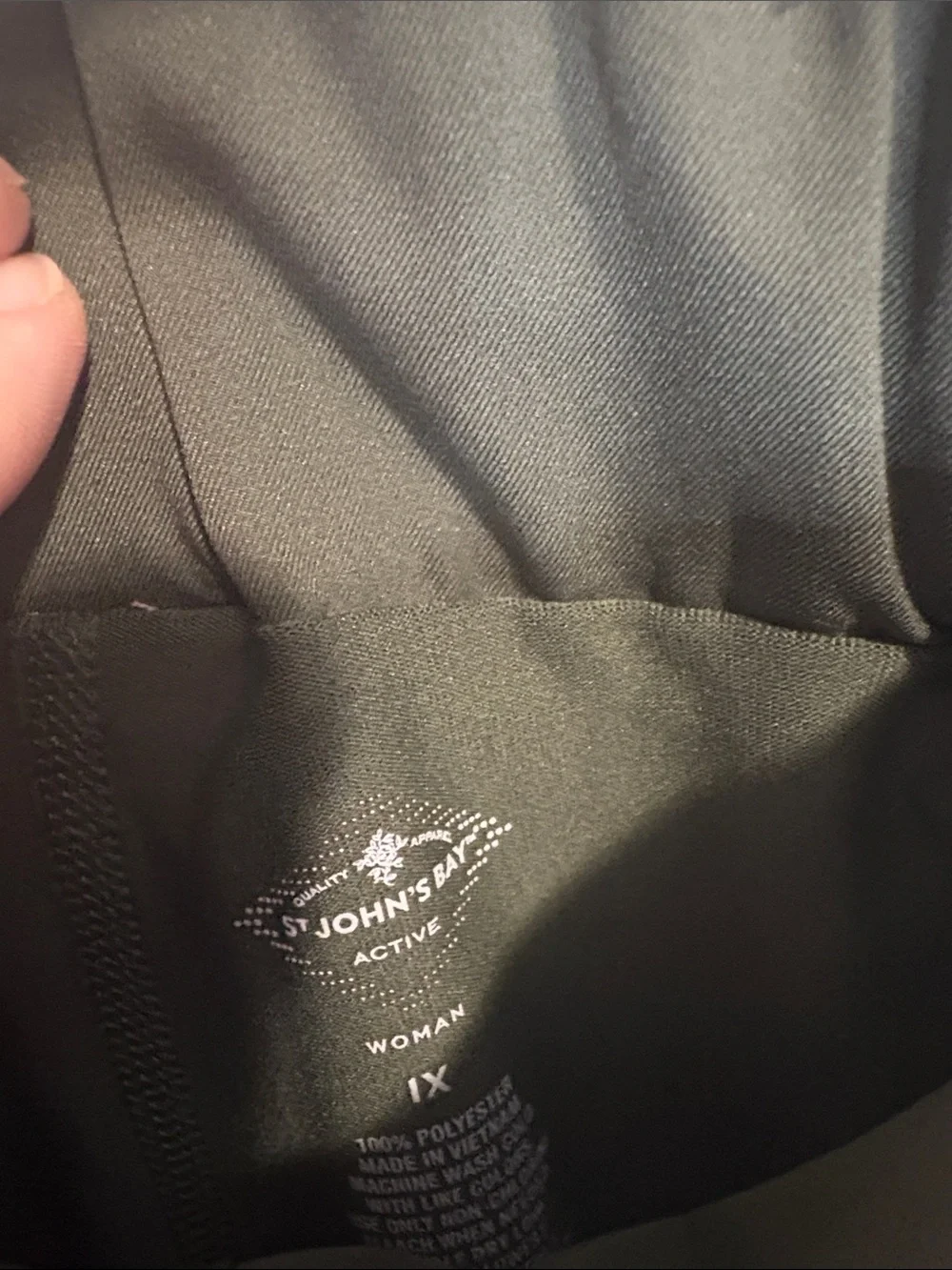 St. John's Bay Olive Tie-Waist athletic Skort 1X
